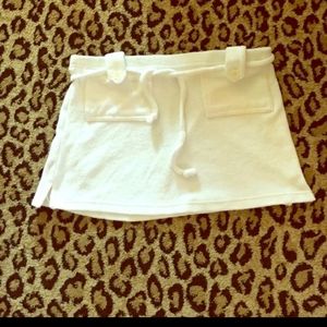 Terry Cloth Xhilaration Mini Skirt